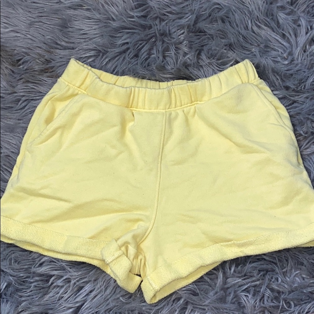 Yellow Summer Shorts